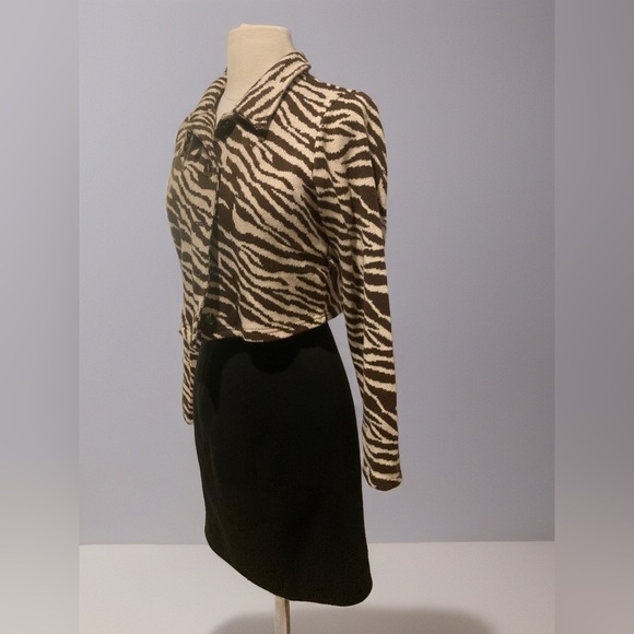 QUIN Zebra Print Women's Jacket - Picture 5 of 5